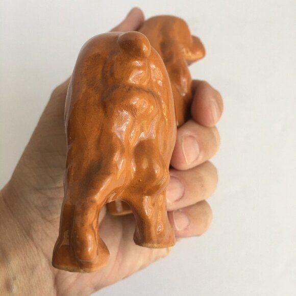 Vintage Dog Figurine Statue - Cocker Spaniel, Brown, 1950s - Picture 4 of 10